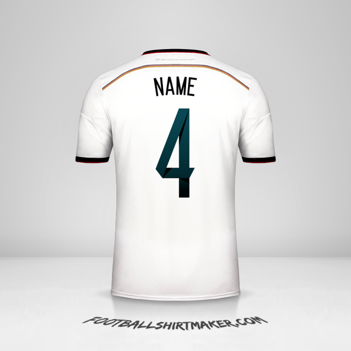 Shirt Germany 2014 -  name - 4