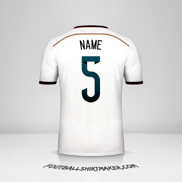 Shirt Germany 2014 -  name - 5