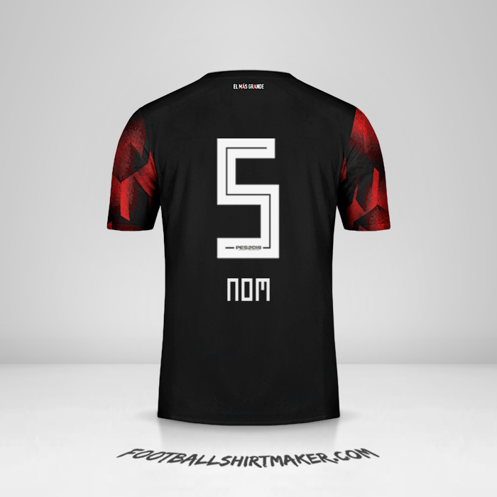 Maillot River Plate 2019 Troisième -  nom - 5