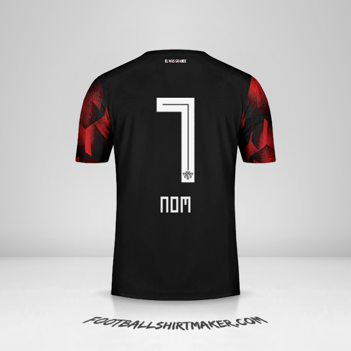 Maillot River Plate 2019 Troisième -  nom - 7