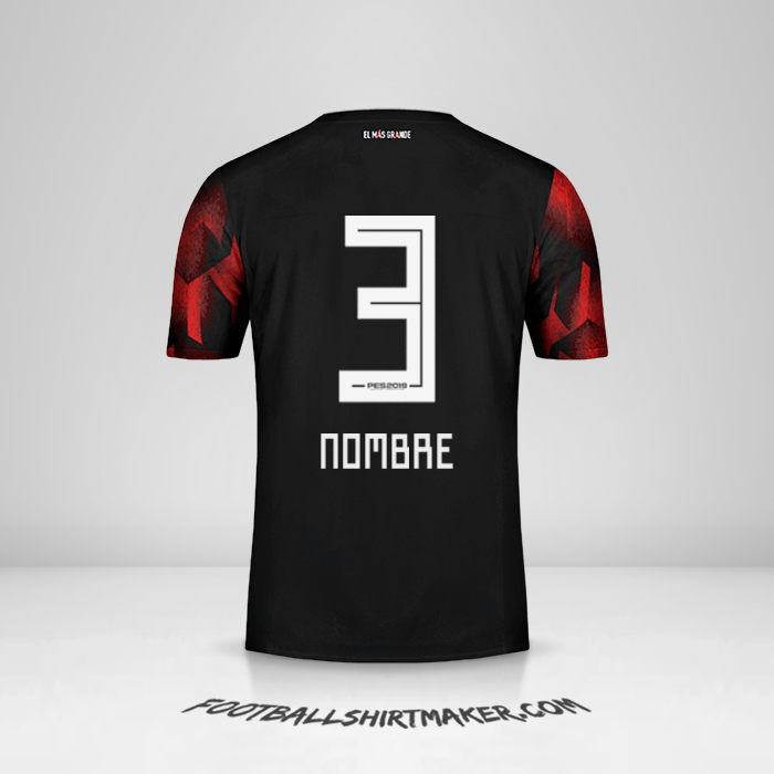 Jersey River Plate 2019 Tercera -  nombre - 3