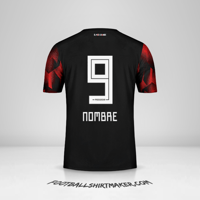 Camiseta River Plate 2019 Tercera -  nombre - 9