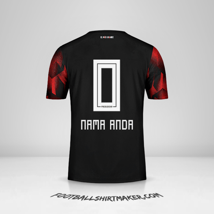 Jersey River Plate 2019 III -  nama anda - 0