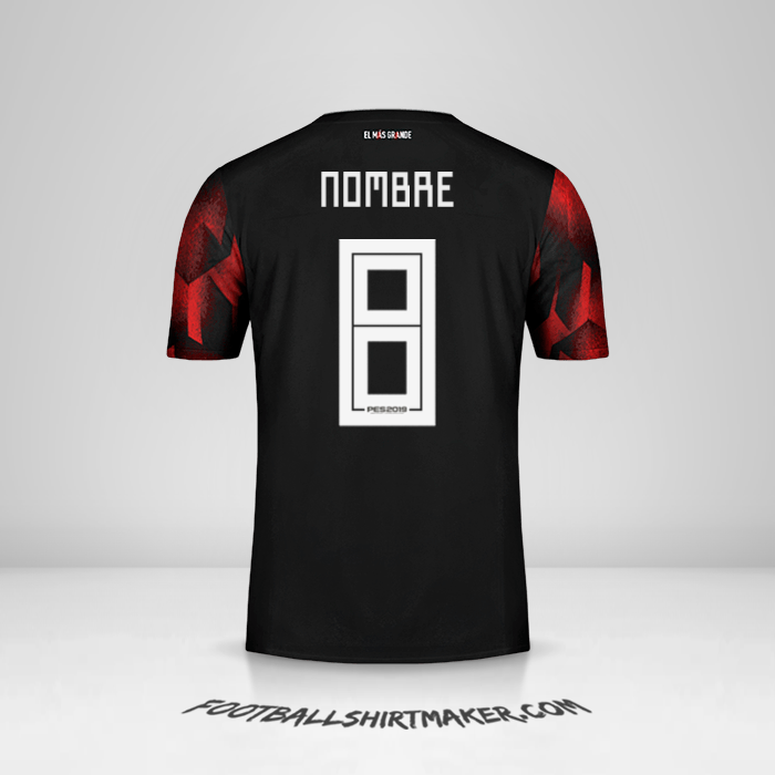 Jersey River Plate Copas 2019 Tercera -  nombre - 8