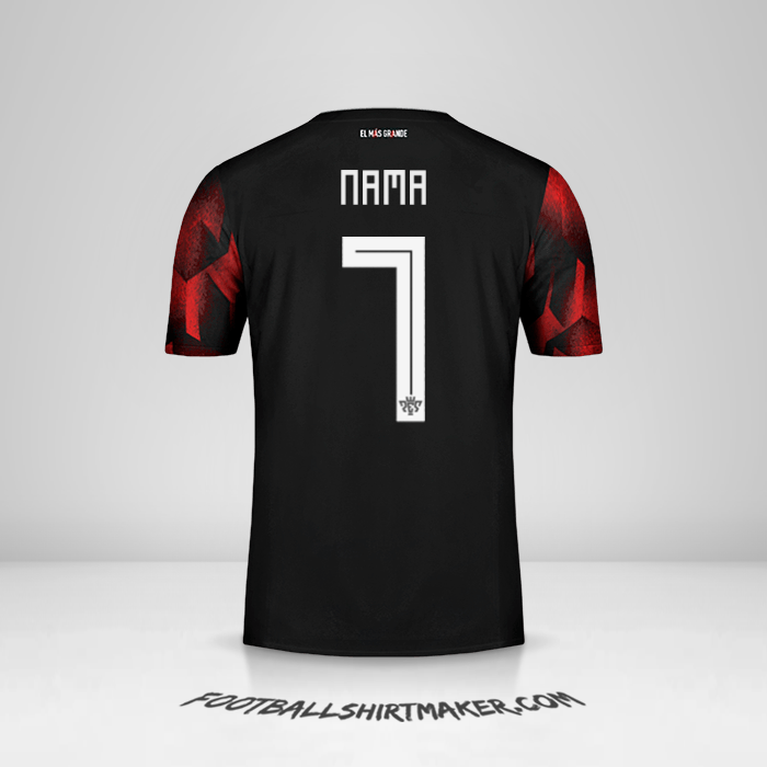 Jersey River Plate Piala 2019 Ketiga -  nama - 7