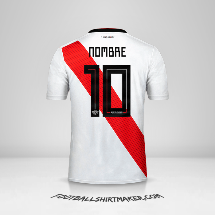 Jersey River Plate Copas 2019 -  nombre - 10