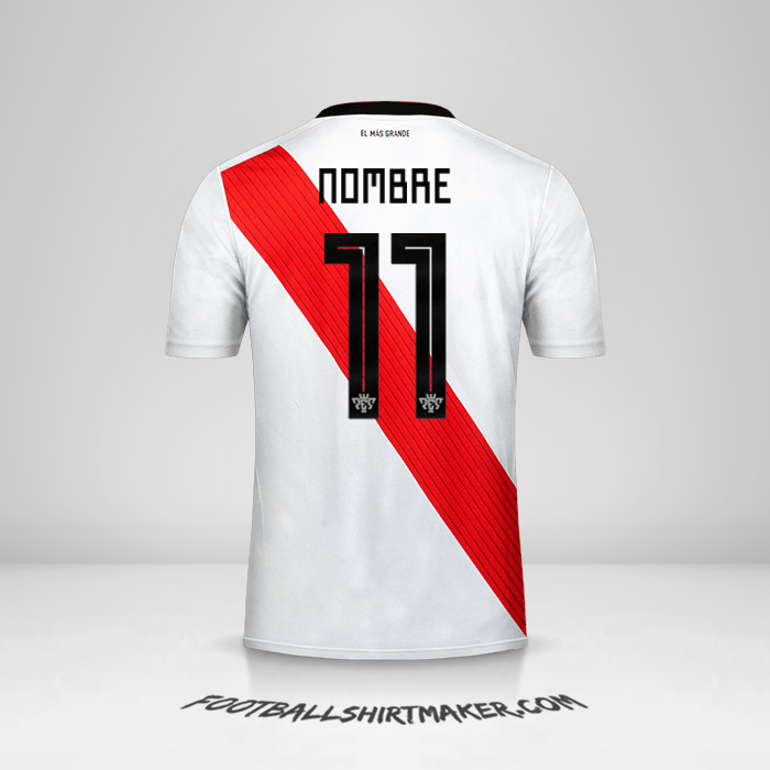 Jersey River Plate Copas 2019 -  nombre - 11
