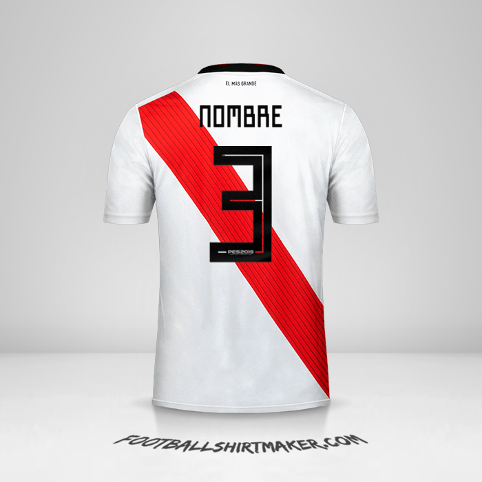 Jersey River Plate Copas 2019 -  nombre - 3