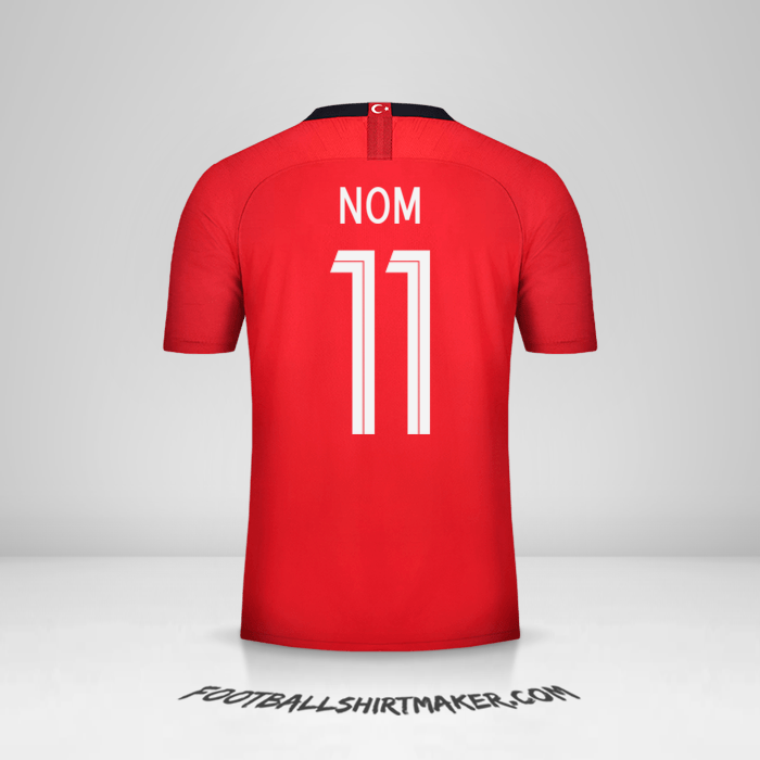 Maillot Turquie 2018/19 -  nom - 11