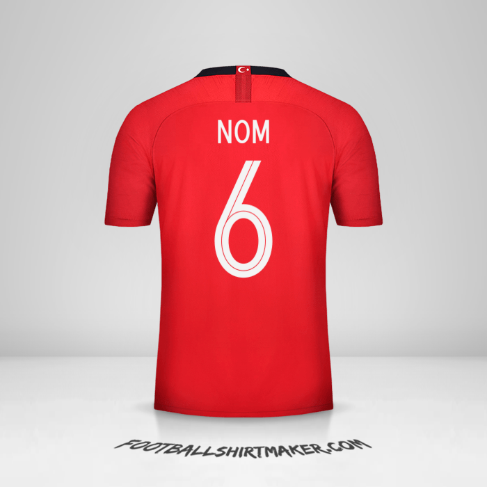 Maillot Turquie 2018/19 -  nom - 6