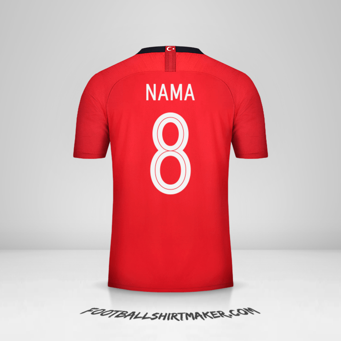 Jersey Turki 2018/19 -  nama - 8