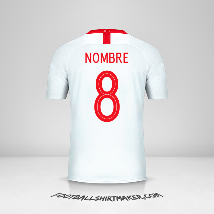 Jersey Turquia 2018/19 Visita -  nombre - 8