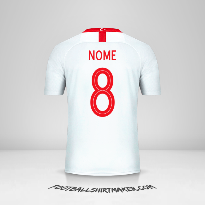 Maglia Turchia 2018/19 Seconda -  nome - 8