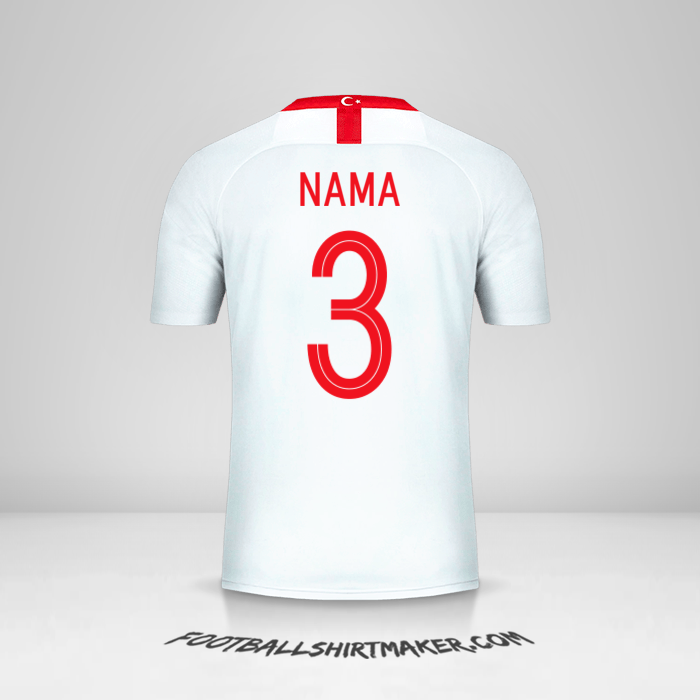 Jersey Turki 2018/19 Alternatif -  nama - 3