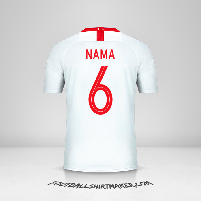 Jersey Turki 2018/19 Alternatif -  nama - 6