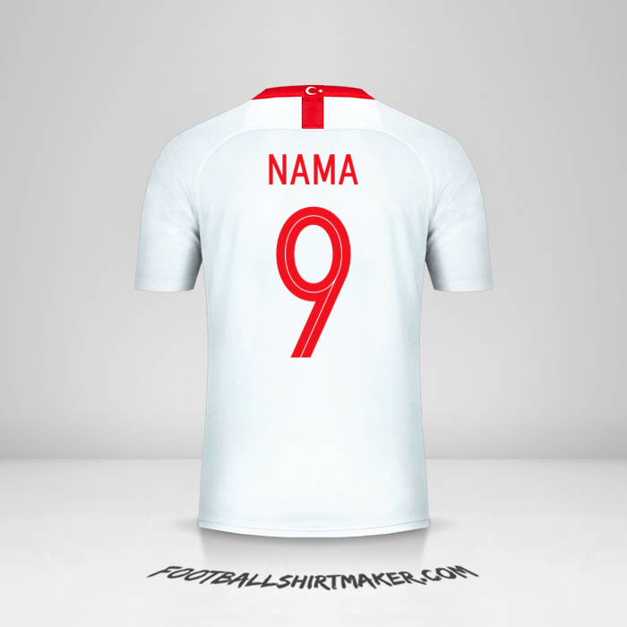 Jersey Turki 2018/19 Alternatif -  nama - 9