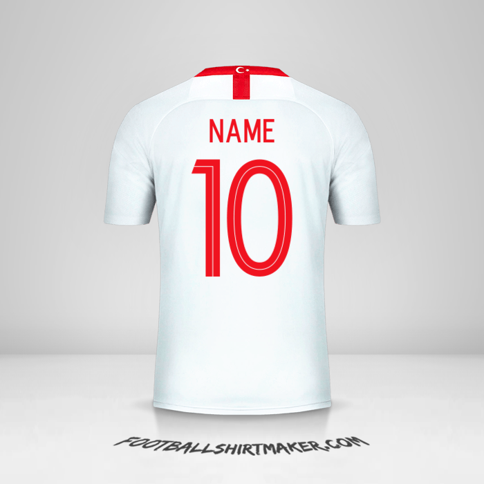 Trikot Türkei 2018/19 Auswärts -  name - 10