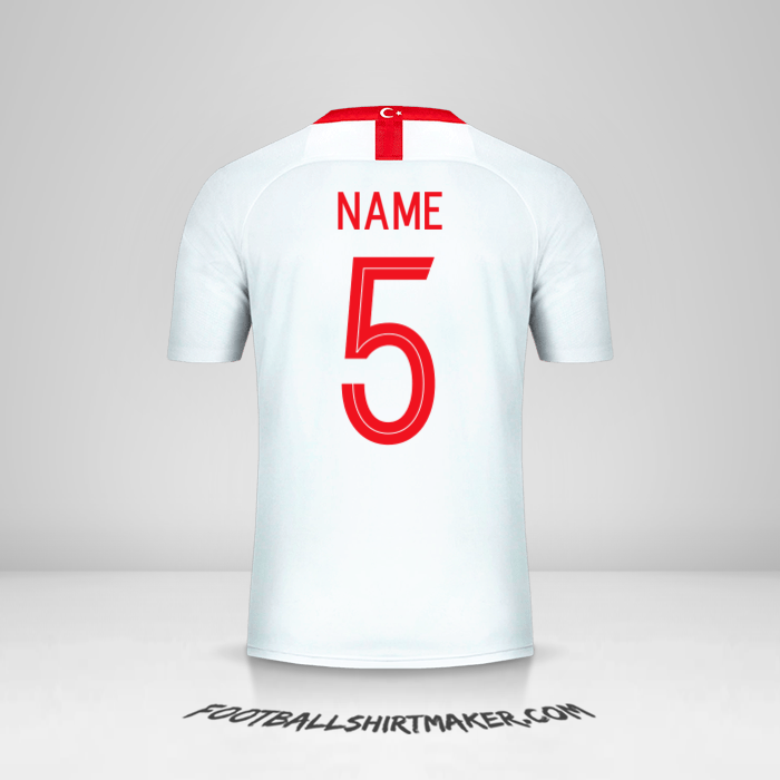 Shirt Turkey 2018/19 Away -  name - 5