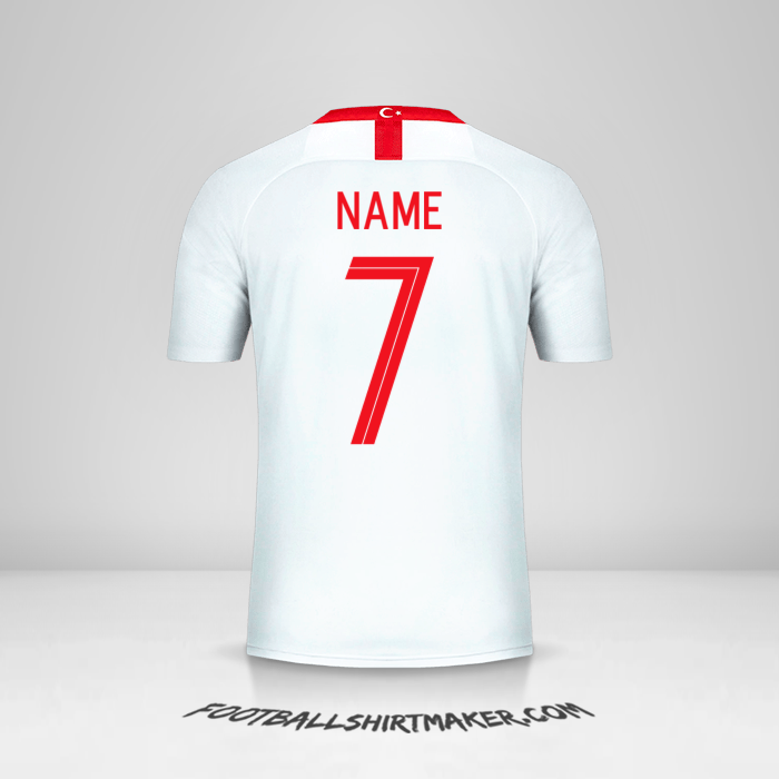 Jersey Turkey 2018/19 Away -  name - 7