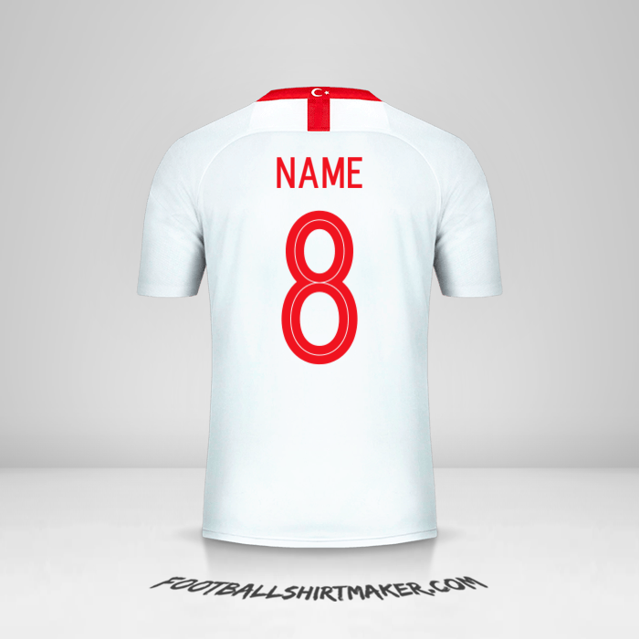 Trikot Türkei 2018/19 Auswärts -  name - 8