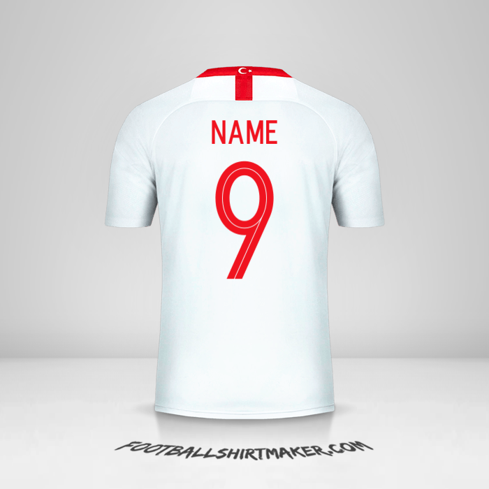 Shirt Turkey 2018/19 Away -  name - 9