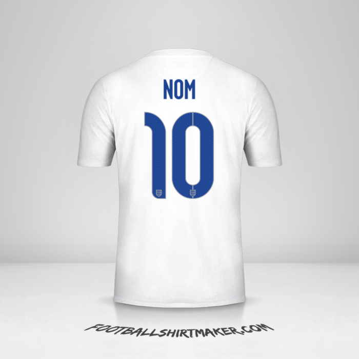 Maillot Angleterre 2014/15 -  nom - 10