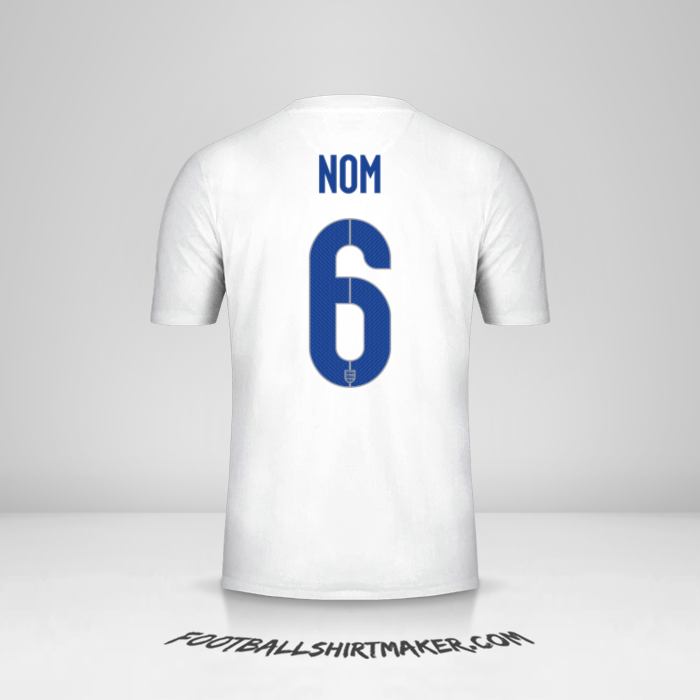 Maillot Angleterre 2014/15 -  nom - 6