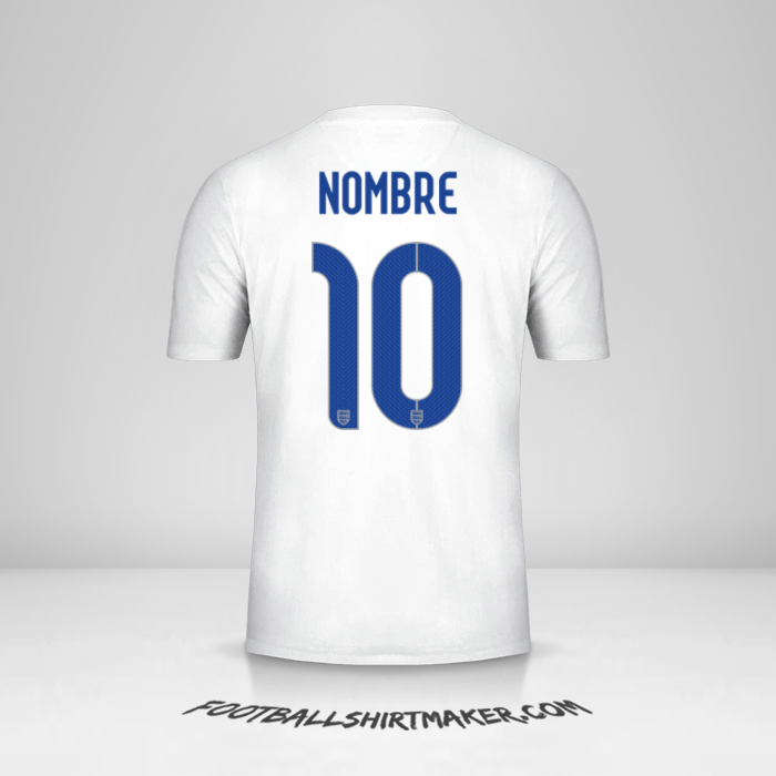 Jersey Inglaterra 2014/15 -  nombre - 10