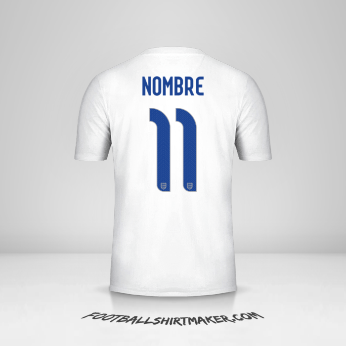 Jersey Inglaterra 2014/15 -  nombre - 11