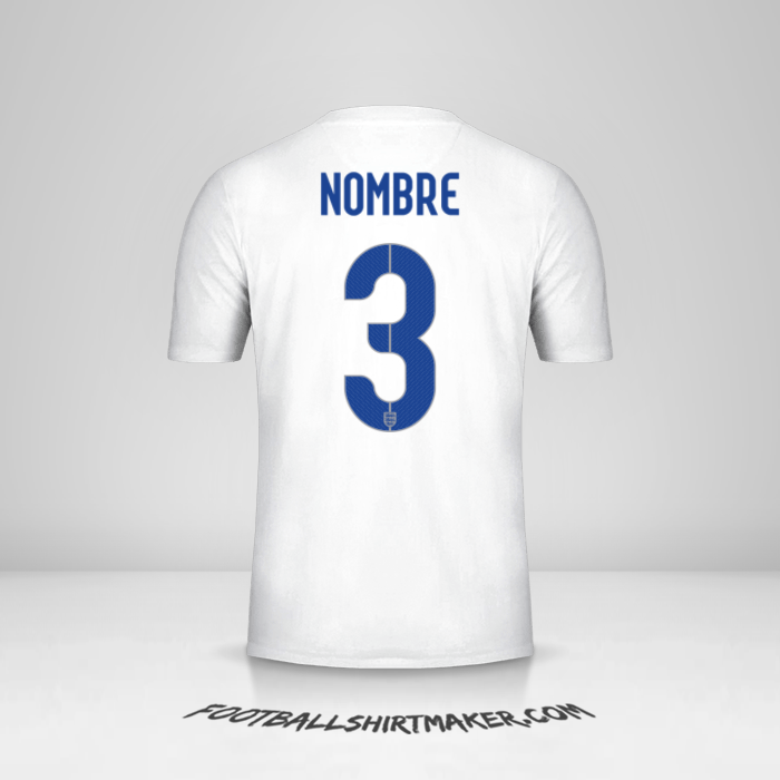 Jersey Inglaterra 2014/15 -  nombre - 3