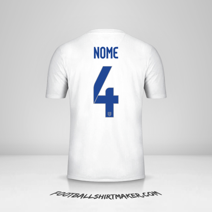 Camisola Inglaterra 2014/15 -  nome - 4