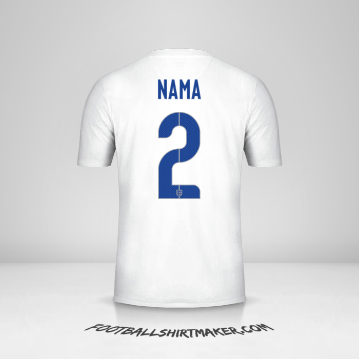 Jersey Inggris 2014/15 -  nama - 2