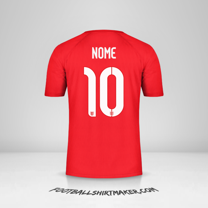 Maglia Inghilterra 2014/15 Seconda -  nome - 10