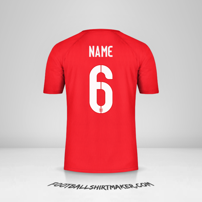 Trikot England 2014/15 Auswärts -  name - 6
