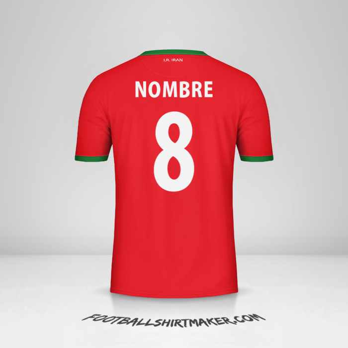 Jersey Iran 2014 Visita -  nombre - 8