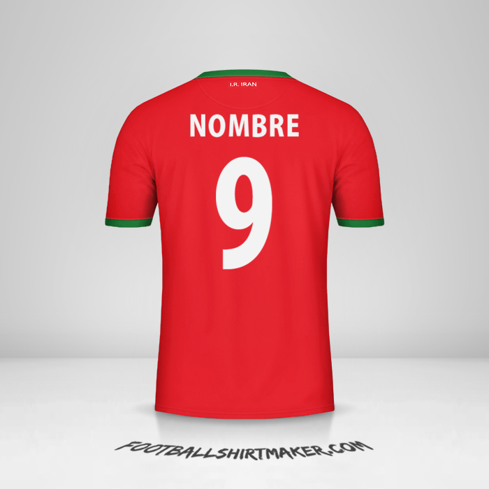 Jersey Iran 2014 Visita -  nombre - 9