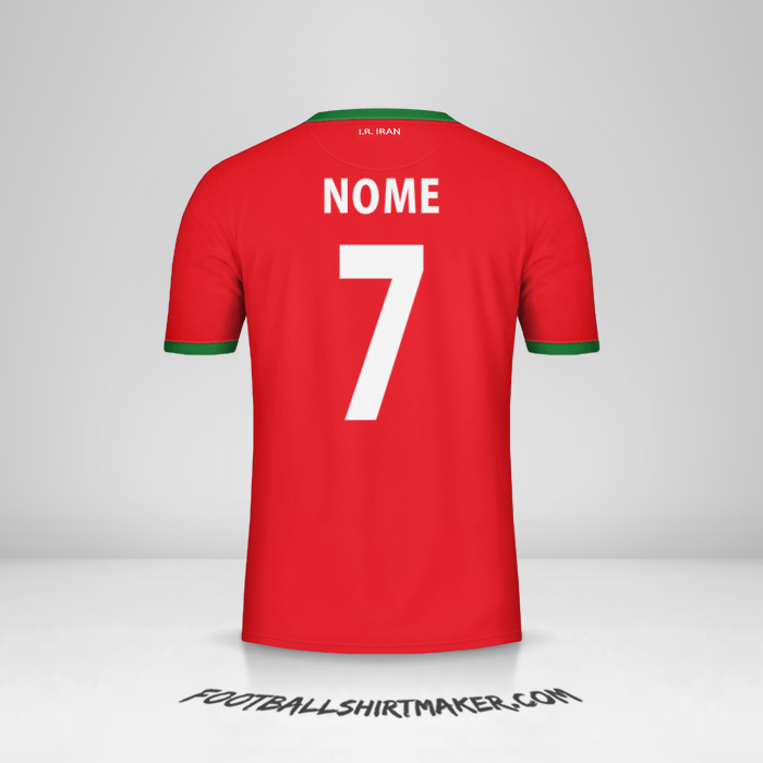 Camisa Irã 2014 Alternativa -  nome - 7