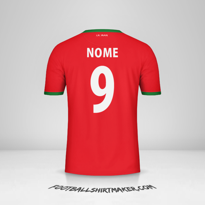 Camisa Irã 2014 Alternativa -  nome - 9