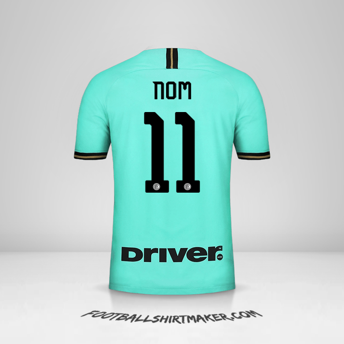 Maillot Inter 2019/20 Extérieur -  nom - 11