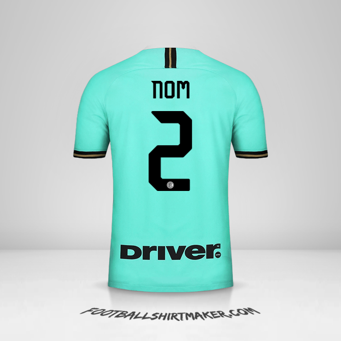 Maillot Inter 2019/20 Extérieur -  nom - 2