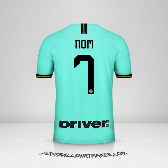 Maillot Inter 2019/20 Extérieur -  nom - 7