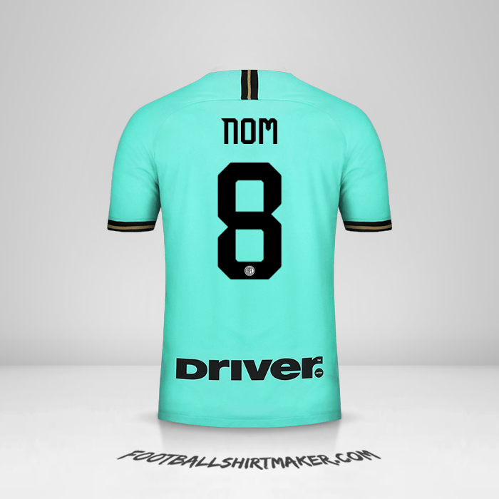 Maillot Inter 2019/20 Extérieur -  nom - 8