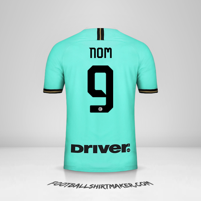 Maillot Inter 2019/20 Extérieur -  nom - 9