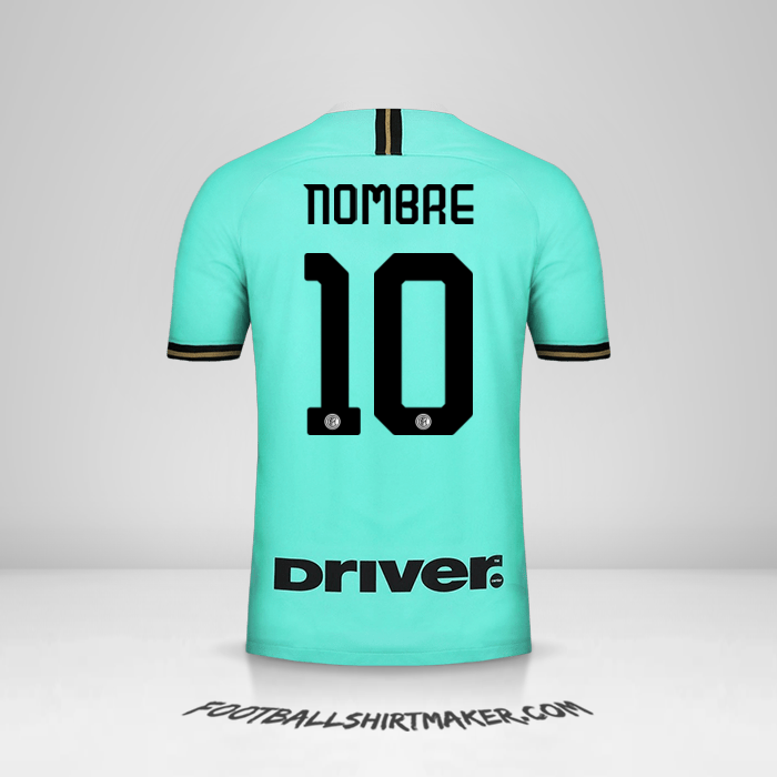 Jersey Inter 2019/20 Visita -  nombre - 10