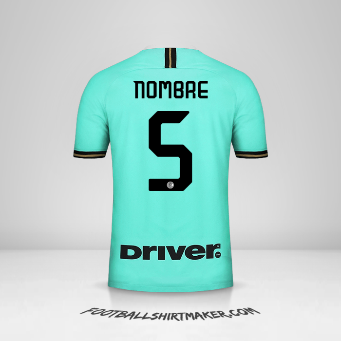 Jersey Inter 2019/20 Visita -  nombre - 5