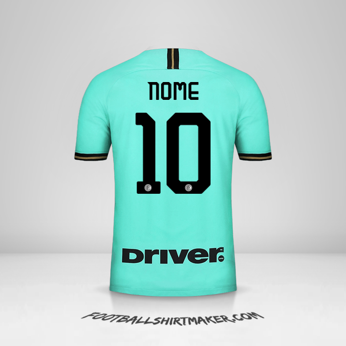 Camisa Inter 2019/20 Alternativa -  nome - 10