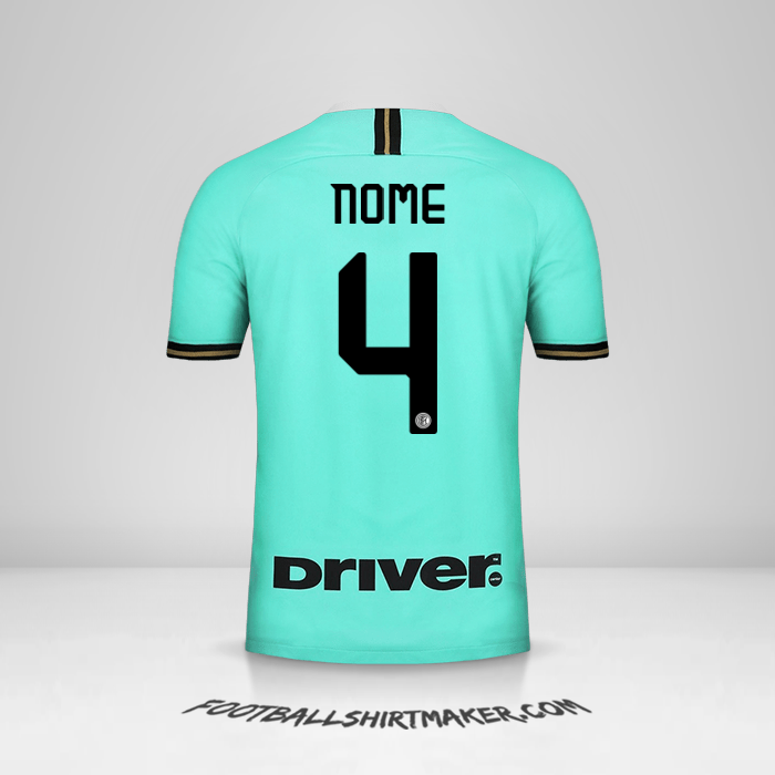 Maglia Inter 2019/20 Seconda -  nome - 4
