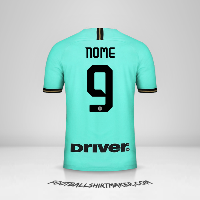 Camisa Inter 2019/20 Alternativa -  nome - 9