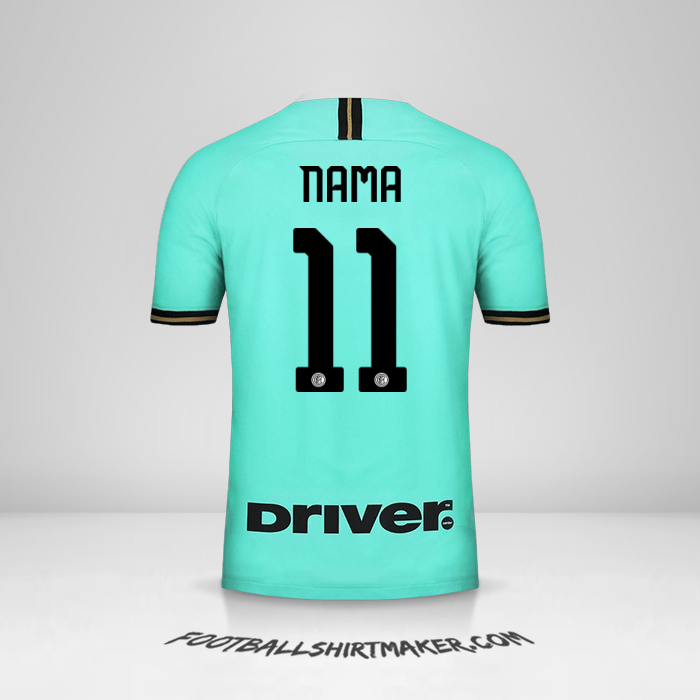 Jersey Inter 2019/20 Alternatif -  nama - 11