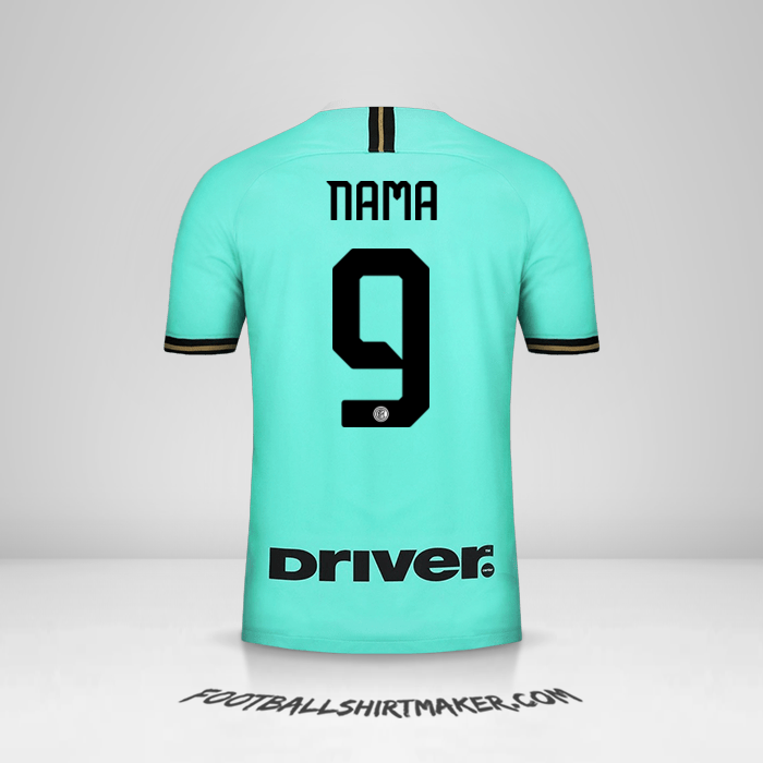 Jersey Inter 2019/20 Alternatif -  nama - 9